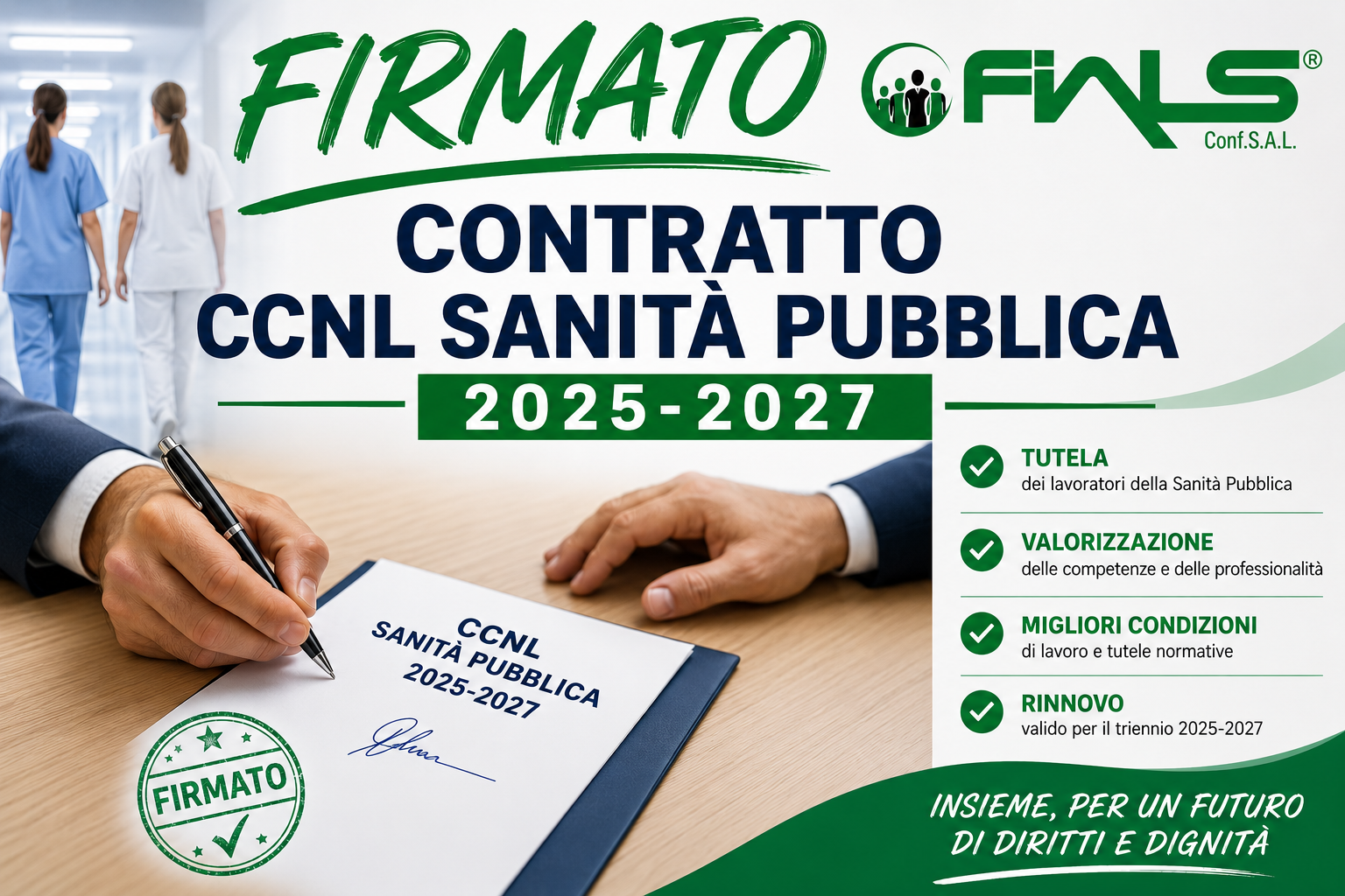 Firmato rinnovo contratto comparto